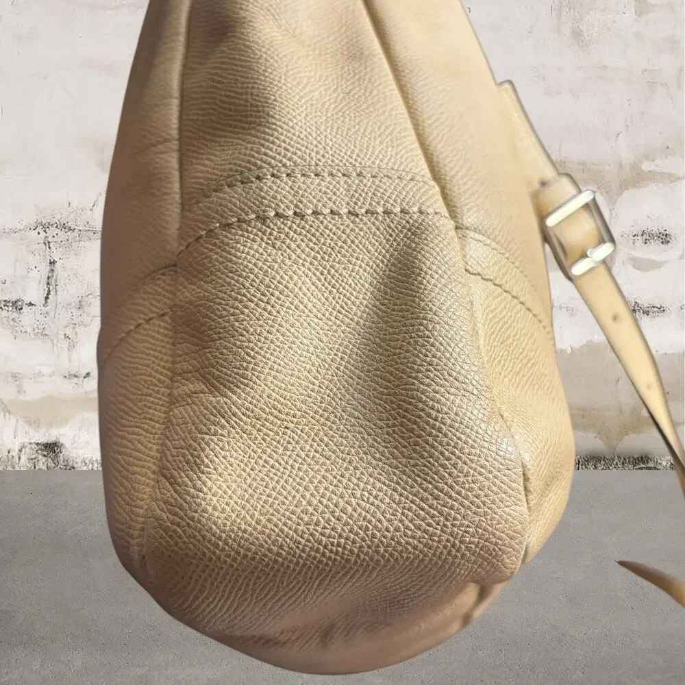Coach Beige Shoulder Hobo Bag